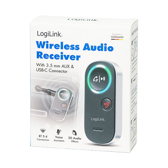 LogiLink Receptor Stereo BT 5.4 con manos libres