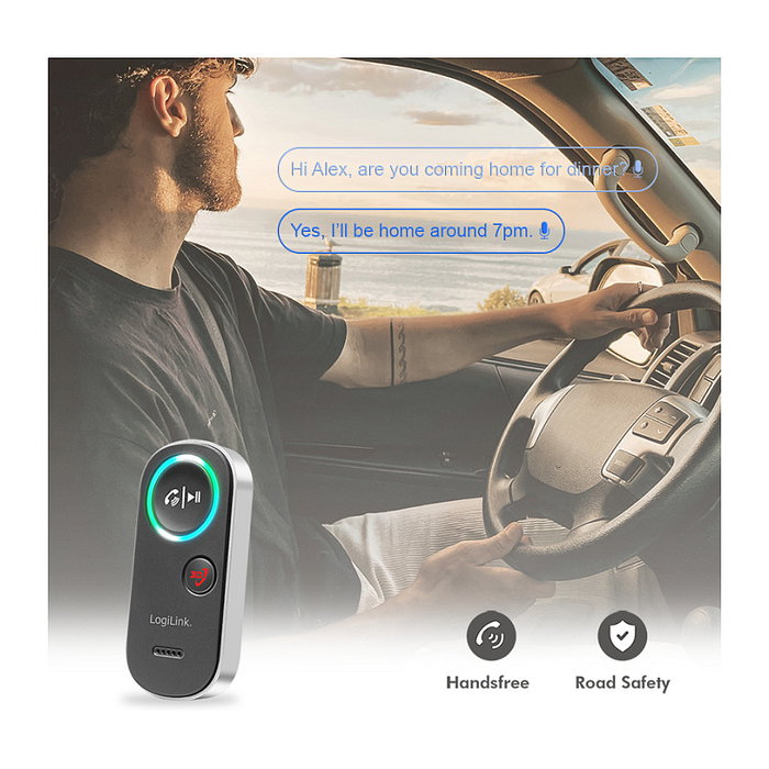 LogiLink Receptor Stereo BT 5.4 con manos libres