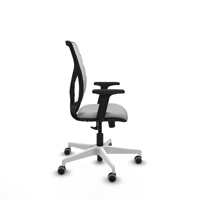 PIQUERAS Y CRESPO Silla de oficina Motilla con mecanismo Sincro, Gris claro y Blanco PIQUERAS Y CRESPO Silla de oficina Motilla con mecanismo Sincro, Gris claro y Blanco