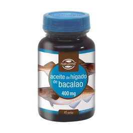 Naturmil Aceite de Hígado de Bacalao 400mg, 45 cápsulas