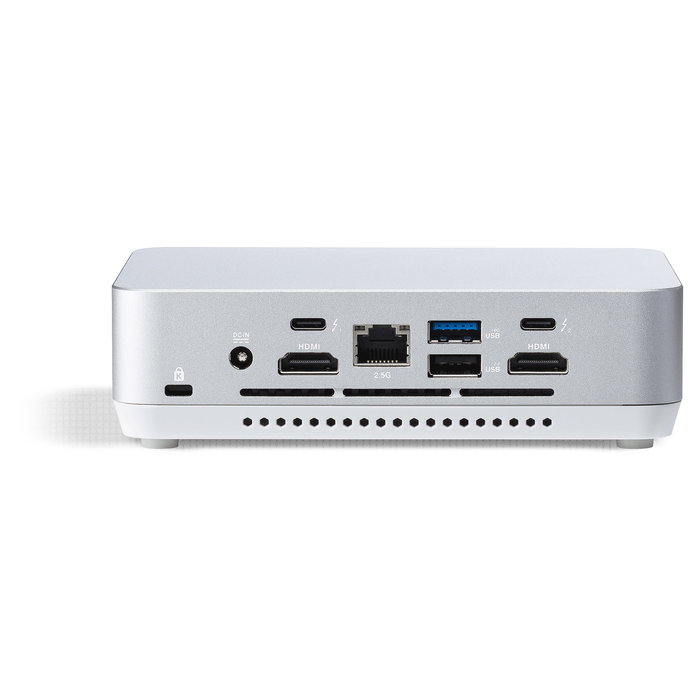 ASUS NUC 14 Pro+ RNUC14RVSU700002I Mini PC Barebone, Intel Core Ultra 7 155H, 16 núcleos, 4.8 GHz, Wi-Fi 6E, DDR5, Blanco, UCFF