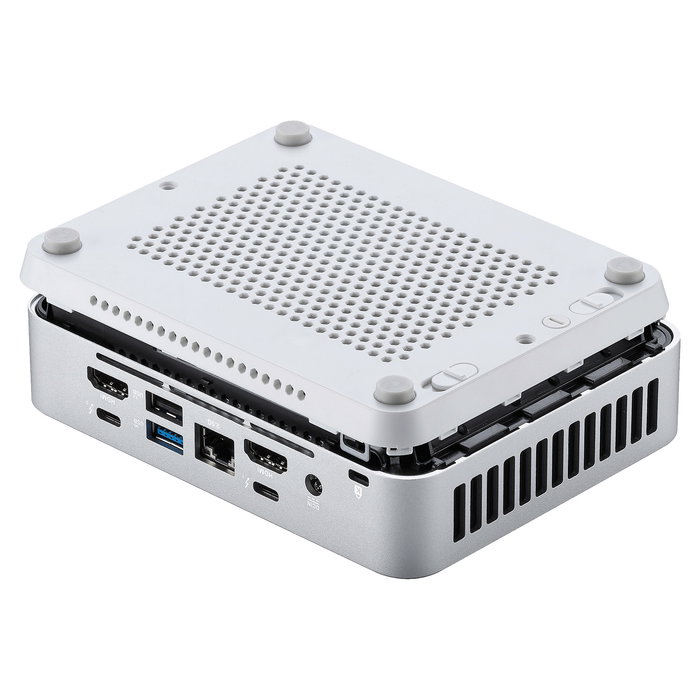 ASUS NUC 14 Pro+ RNUC14RVSU700002I Mini PC Barebone, Intel Core Ultra 7 155H, 16 núcleos, 4.8 GHz, Wi-Fi 6E, DDR5, Blanco, UCFF