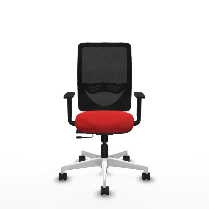 PIQUERAS Y CRESPO Silla de oficina Zulema Rojo/Negro con mecanismo Sincro/Traslack PIQUERAS Y CRESPO Silla de oficina Zulema Rojo/Negro con mecanismo Sincro/Traslack