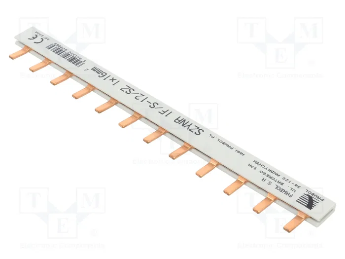 PAWBOL Busbar 16mm2 1 Polo 400V 12 Módulos PAWBOL Busbar 16mm2 1 Polo 400V 12 Módulos