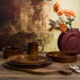 Home Deco Factory Plato de Postre Heritage 20,5 cm