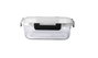 DKD Home Decor Recipiente de Borosilicato PP 18x13x6,7 640ml