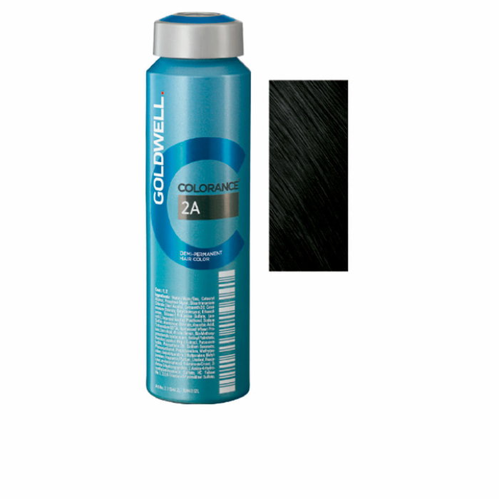 Goldwell COLORANCE Tinte de cabello demi-permanente 2A Blue Black 120 ml Goldwell COLORANCE Tinte de cabello demi-permanente 2A Blue Black 120 ml