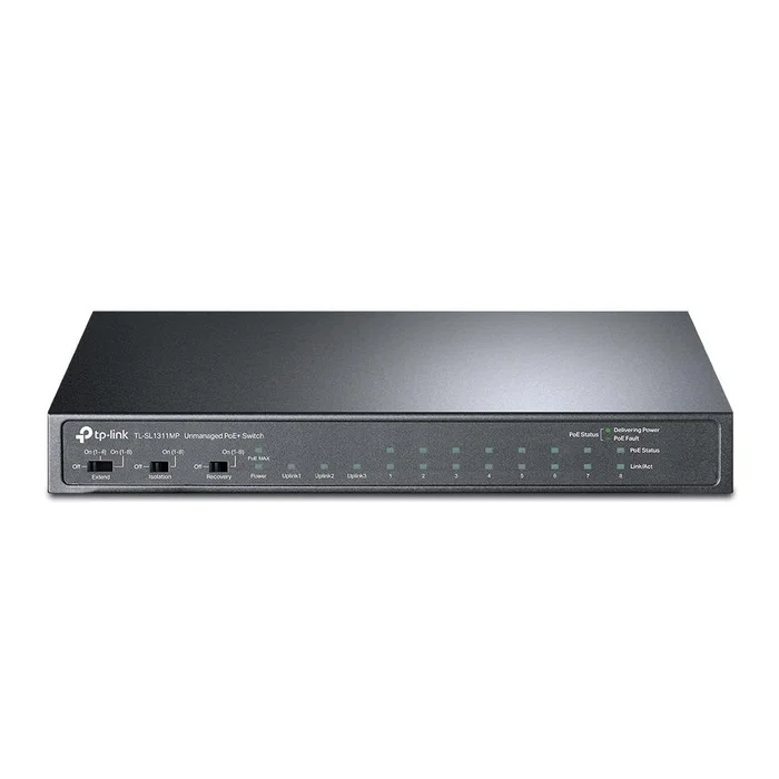 TP-Link TL-SL1311MP Switch No administrado Fast Ethernet PoE Negro TP-Link TL-SL1311MP Switch No administrado Fast Ethernet PoE Negro