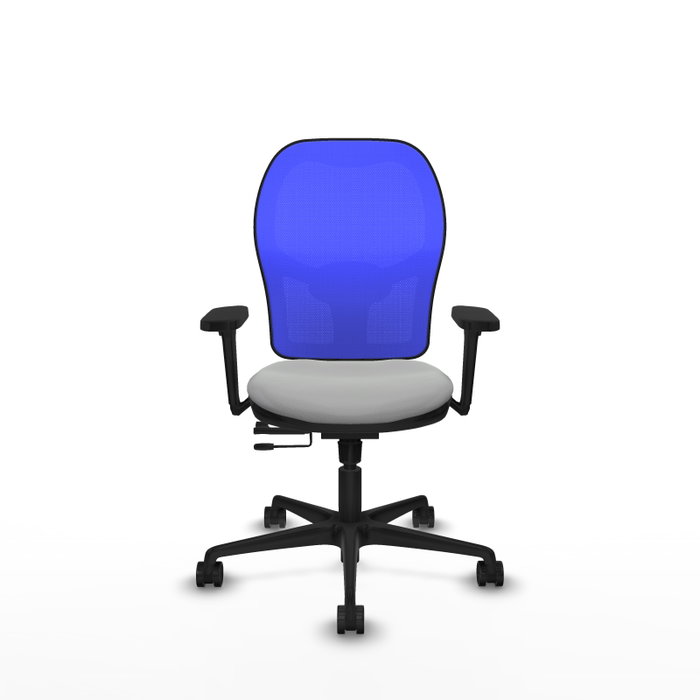 PIQUERAS Y CRESPO Silla de oficina Jorquera con mecanismo Sincro/Traslack, Azul y Gris claro PIQUERAS Y CRESPO Silla de oficina Jorquera con mecanismo Sincro/Traslack, Azul y Gris claro