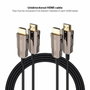 Nanocable Cable HDMI V2.0 AOC 4K@60Hz 18Gbps Negro 100m