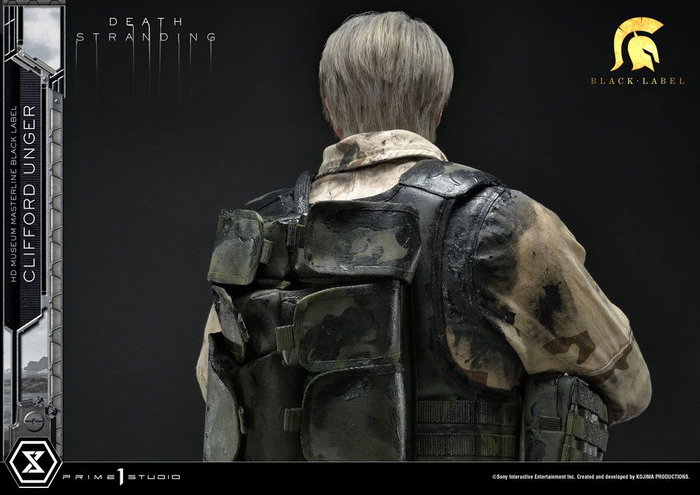 Death Stranding Estatua 1/2 Clifford Unger Black Label 103 cm