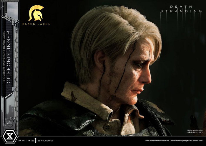 Death Stranding Estatua 1/2 Clifford Unger Black Label 103 cm