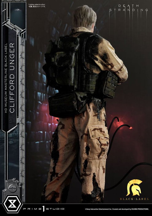 Death Stranding Estatua 1/2 Clifford Unger Black Label 103 cm