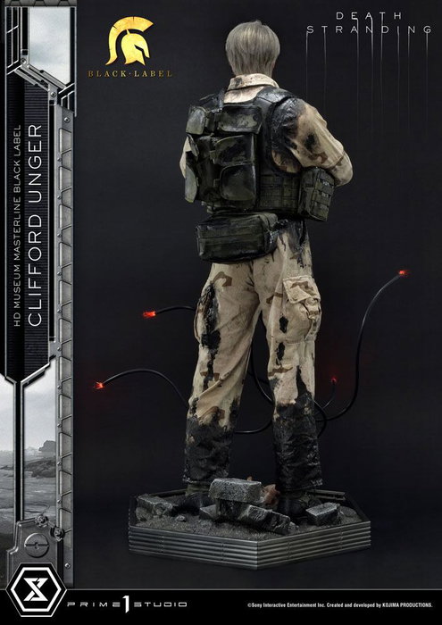 Death Stranding Estatua 1/2 Clifford Unger Black Label 103 cm