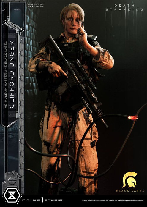 Death Stranding Estatua 1/2 Clifford Unger Black Label 103 cm