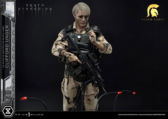 Death Stranding Estatua 1/2 Clifford Unger Black Label 103 cm