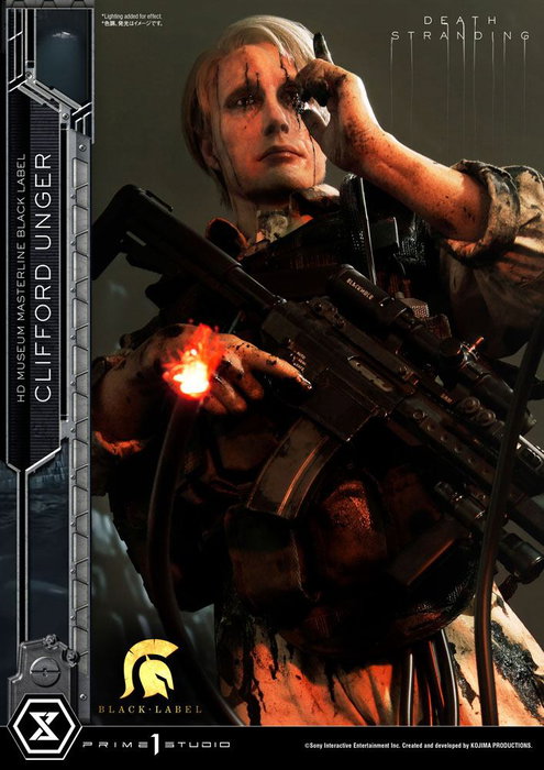 Death Stranding Estatua 1/2 Clifford Unger Black Label 103 cm