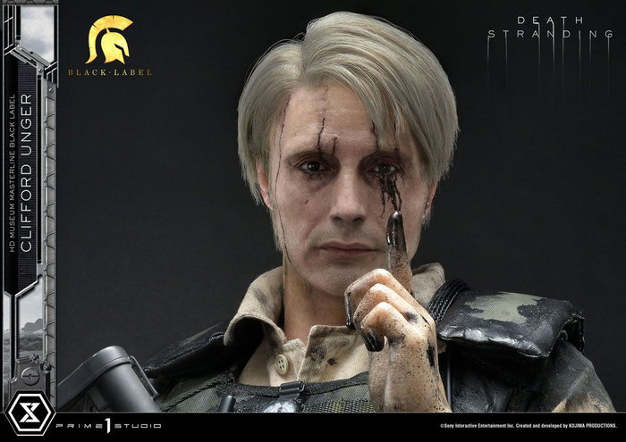 Death Stranding Estatua 1/2 Clifford Unger Black Label 103 cm