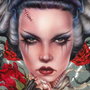 La novia de Frankenstein Litografia Bride Afterlife by Brian M. Viveros 61 x 41 cm - sin marco