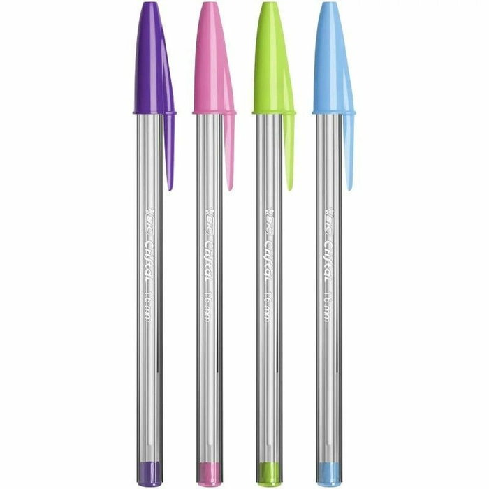 Bic Cristal Fun Bolígrafos de Tinta de Aceite Colores Surtidos 10 unidades
