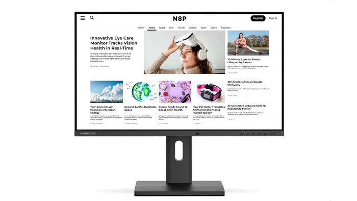 Hannspree EB241CJB Hybri Monitor de 23.8 pulgadas Full HD, Negro