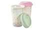 DKD Home Decor Tazas de Porcelana Glam Shengda Surtido de 6 Unidades