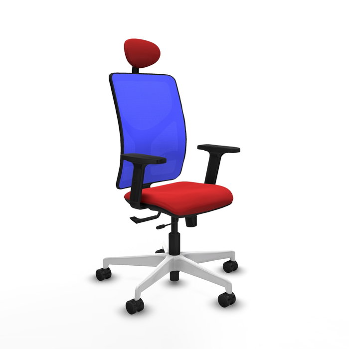 PIQUERAS Y CRESPO Silla de oficina Motilla con mecanismo Sincro/Traslack, Rojo y Azul PIQUERAS Y CRESPO Silla de oficina Motilla con mecanismo Sincro/Traslack, Rojo y Azul