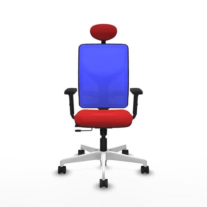 PIQUERAS Y CRESPO Silla de oficina Motilla con mecanismo Sincro/Traslack, Rojo y Azul PIQUERAS Y CRESPO Silla de oficina Motilla con mecanismo Sincro/Traslack, Rojo y Azul