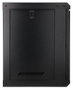 Extralink LITE 9U 530X400 Gabinete de Montaje en Pared Negro con Estante