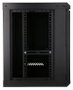 Extralink LITE 9U 530X400 Gabinete de Montaje en Pared Negro con Estante
