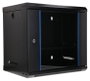 Extralink LITE 9U 530X400 Gabinete de Montaje en Pared Negro con Estante