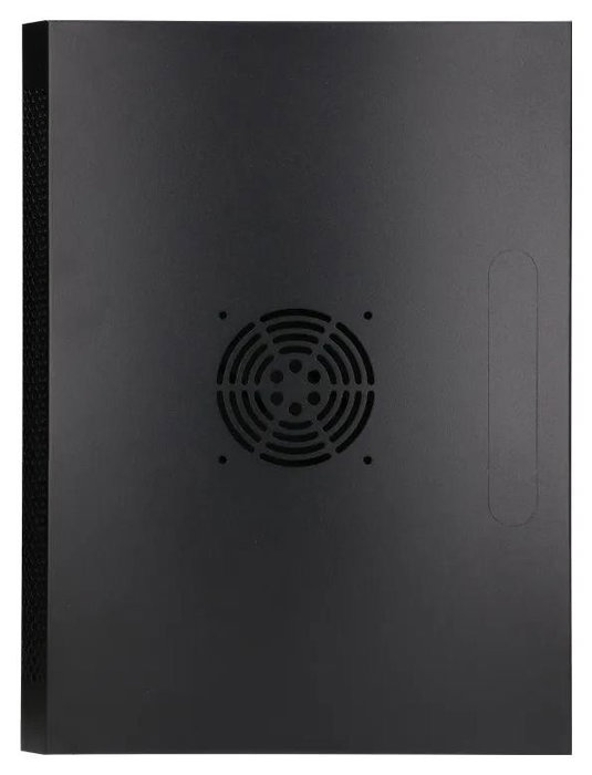 Extralink LITE 9U 530X400 Gabinete de Montaje en Pared Negro con Estante