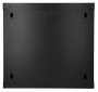 Extralink LITE 9U 530X400 Gabinete de Montaje en Pared Negro con Estante