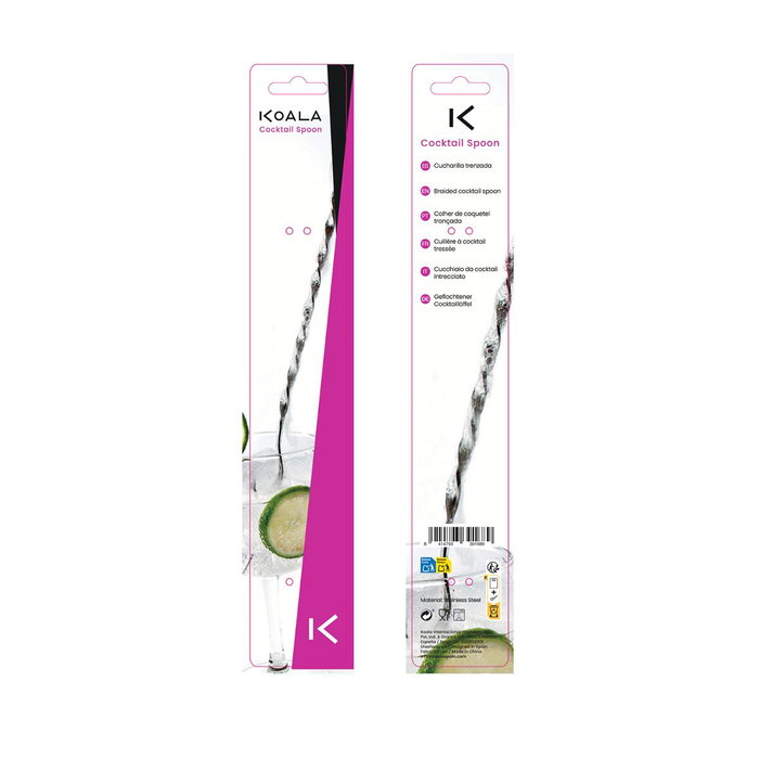 Cuchara Gin Tonic Inox Spirit Bar Koala 27 cm (12 Unidades)