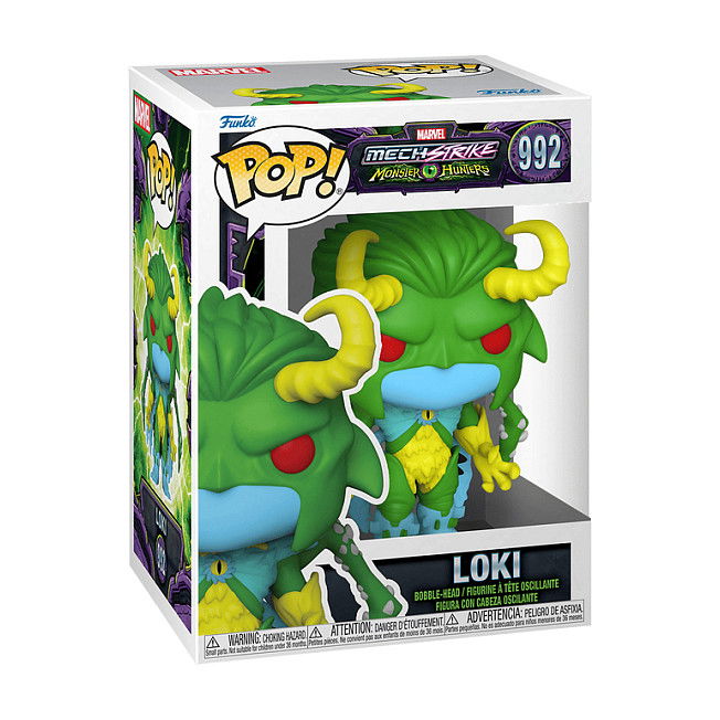 Funko Pop! Figura de Vinilo Marvel Mech Strike Monster Hunters Loki - Personaje Coleccionable