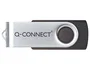 Q-connect Memoria USB Flash 64 GB 2.0 con protector giratorio