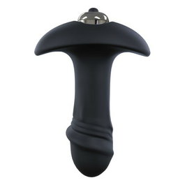 Plug Anal S Pleasures Twist Negro Negro/Plateado