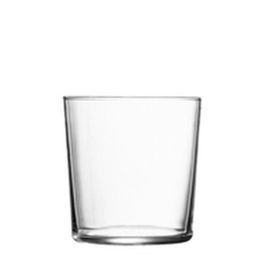 ADI PINTA Vaso de Cristalería, Vidrio Tensionado, Diseño Moderno Liso, 36 cl, Capacidad 0.36 litros, Altura 90 mm, Diámetro 86 mm (Set de 6)
