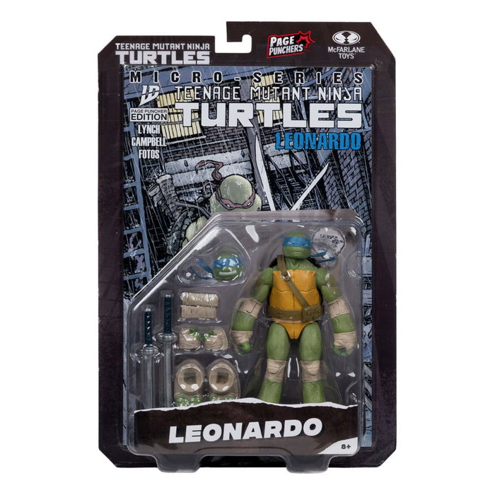McFarlane Toys Las Tortugas Ninja Page Punchers Figura Leonardo 13 cm