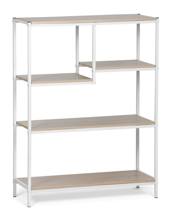 Inde Estanteria Multiusos Madera-Metal 75x30x100 cm