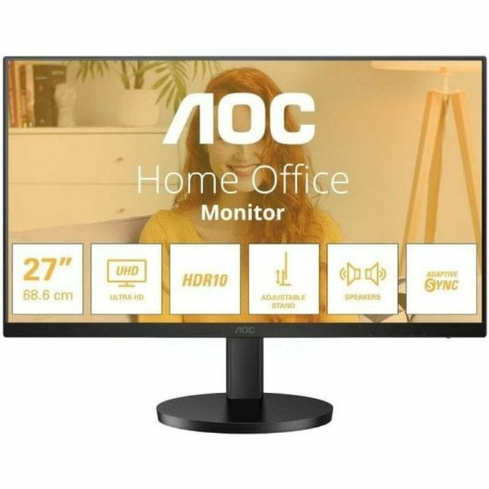 AOC U27B3AF Monitor 4K UHD de 27 pulgadas IPS con Altavoces, Negro