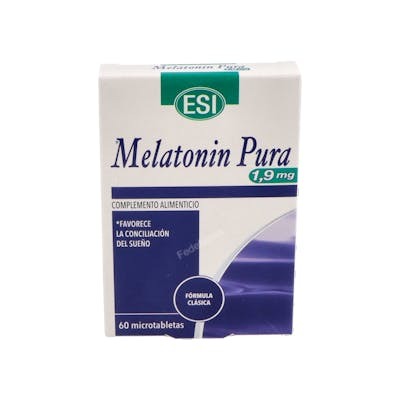 ESI Melatonin Pura 1,9 mg, 60 microtabletas