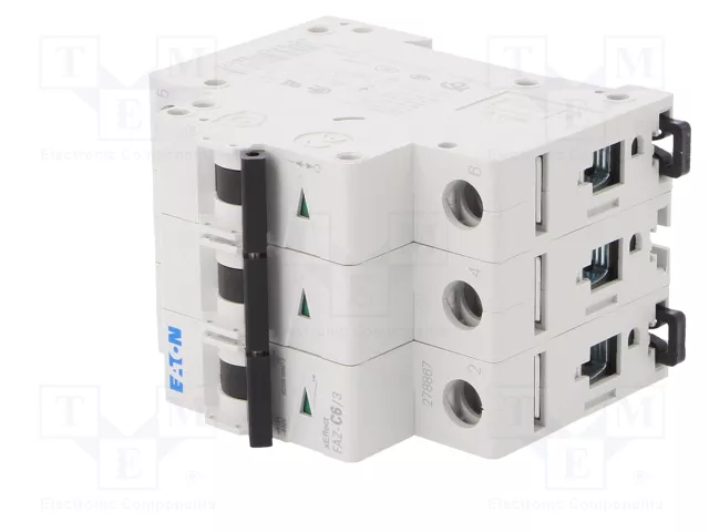EATON ELECTRIC FAZ-C6/3 Interruptor magnetotérmico 6A 3 polos 15kA