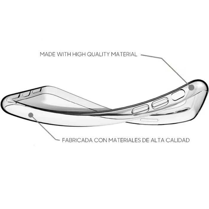 Huawei / Honor Funda de Silicona Transparente para Huawei Y6 (2019) y Honor 8A