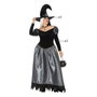 Otros Disfraz de Bruja Plateada para Halloween Mujer Adulto Talla XL - Vestido y Sombrero de Punta