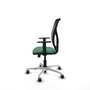 PIQUERAS Y CRESPO Silla de oficina Motilla con mecanismo Sincro/Traslack Verde esmeralda