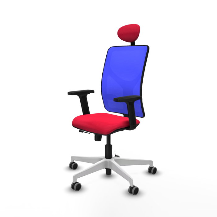 PIQUERAS Y CRESPO Silla de oficina Motilla con mecanismo Sincro/Traslack, Rojo y Azul PIQUERAS Y CRESPO Silla de oficina Motilla con mecanismo Sincro/Traslack, Rojo y Azul