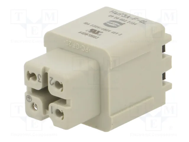 HARTING Han® A Plantilla de Contacto Hembra HDC