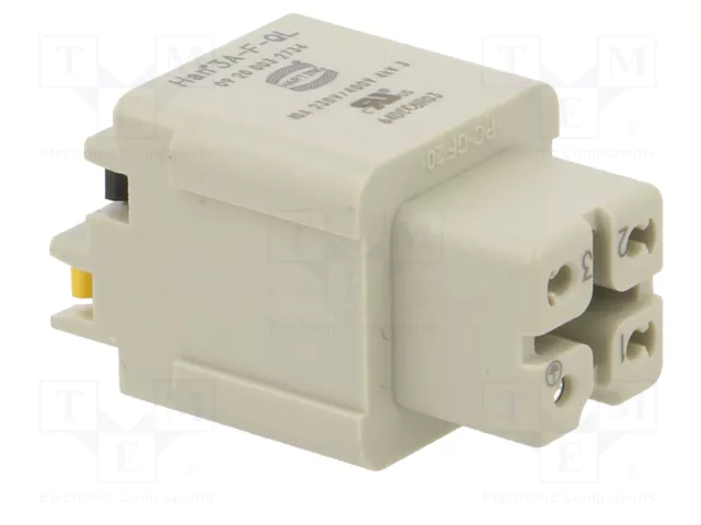 HARTING Han® A Plantilla de Contacto Hembra HDC