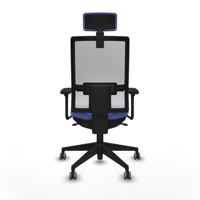 PIQUERAS Y CRESPO Silla de oficina Horna con mecanismo Sincro, Azul claro y Blanco PIQUERAS Y CRESPO Silla de oficina Horna con mecanismo Sincro, Azul claro y Blanco